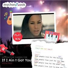 If you ain't got nothing you ain't got nothing to lose. Alicia Keys If I Ain T Got You Chords