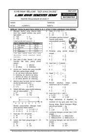 Check spelling or type a new query. Download Soal Ukk Uas Genap Matematika Kelas 4 Sd Mi Semester 2 Terbaru Tahun 2017 Rief Awa Blog