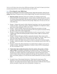 You absolutely can learn to manage your time effectively so that you can write a great dbq in the time allotted. Dbq Step By Step Directions