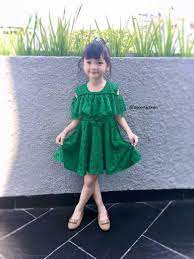 Warna asli ungu muda terang. Sabrina Dress Anak Perempuan Bahan Brokat Halus Umur 1 10 Thn Bisa Bayar Ditempat Lazada Indonesia
