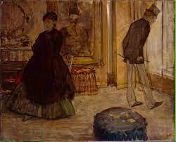 Described as the most puzzling of degas's major works, it depicts a tense confrontation by lamplight between a man and a partially undressed woman. Interior With Two Figures Edgar Degas Sartle Rogue Art History