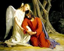 angel guarding a person