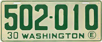 Wa State Licensing Dol Official Site Restored License Plates