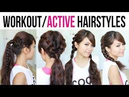 4 Cute Easy Workout Hairstyles For Medium To Long Hair Easy Hairstyles For Medium Hair Girls School Hairstyles Long Hair Styles