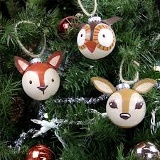 Decoart 3d Painted Woodland Ornaments Christmas Ornaments To Make Diy Christmas Ornaments Christmas Ornament Crafts