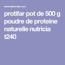 Protifar Pot De 500 G Poudre De Proteine Naturelle Sans Gluten Nutr Proteine Naturelle Proteine Poudre Proteine