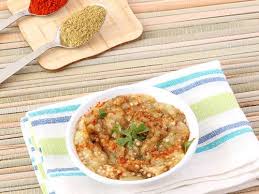 Baingan Ka Bharta With Raw Spices Recipe Of Baingan Ka Bharta Recipe Recipes Spice Recipes Curry Recipes