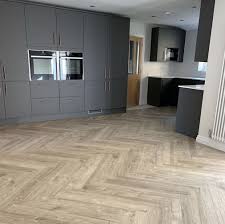 Amtico Flooring On Instagram Anyone Fancy A Spacious Kitchen Like This Featuring Our Beaut In 2020 Amtico Flooring Amtico Flooring Kitchen Herringbone Tiles Kitchen