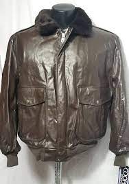 Vintage Cooper G1 Leather Bomber Jacket Made In Usa Size 46 Nos Original Coopersportswear Flightbomber Leather Bomber Jacket Bomber Jacket Jackets