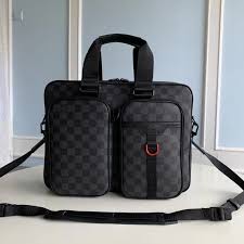 Louis Vuitton Damier Graphite Canvas Men Utility Business Bag N40278 In 2020 Business Bag Man Bag Louis Vuitton Designer