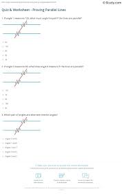 Parallel Lines Proofs Worksheet Answers Worksheet List