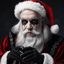 Gothic Santa Claus AI-generated image