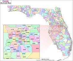Florida Zipcode Map Zip Code Map Florida Zip Code Map