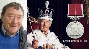 2025 King's New Year's Honours: Stephen Rigby, British Empire Medal