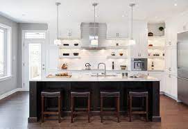 We did not find results for: Kitchen Gallery White Kitchen With Dark Island And Floating Shelves