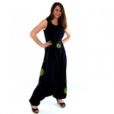 Boutique de sarouel, pantalon, robe, tunique , jupe. Vetement Ethnique Salopette Akoustik Coline Vetement Ethnique