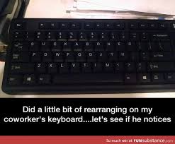 New Keyboard Layout Funsubstance Funny Memes Funny Keyboard