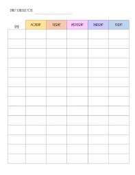 Free printable homeschool schedules with monthly,weekly,and daily assignment sheets;great printable homeschool forms on creating and organizing homeschool! Free Homeschool Schedule Template Editable And Printable