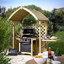 Blooma Barmouth Timber Bbq Arbour H 2 16m W 1770mm D 1 2m Assembly Required Departments Diy At B Q Outdoor Pergola Bbq Shelter Ideas Pergola