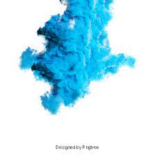 A Estetica De Fumaca Azul Vector Fumaca Colorida Fumaca Azul