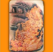 Burning monk tattoo montréal est. Pin Em Tattoo Favorites Lists
