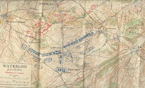 Our waterloo mat is now available! Map Battle Of Waterloo 18 June 1815 Morning 1784 1860 Original Period Items