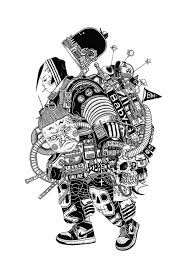 Black And White With Pop Of Color Art Australia Artist Spotlight Gerald Leung Pop Art Illustration Artist Illustration Art