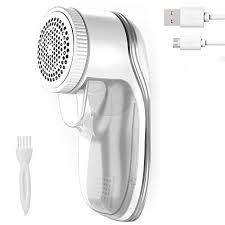 White lint on dark clothing is both obvious and detrimental to the look of your clothing. Wontechmi Lint Remover Electric Rechargeable Fabric Shaver Fuzz Bobbles Removing Machine For Sweater Clothes Knitwear Carpet Blankets White Buy Online In Cayman Islands At Cayman Desertcart Com Productid 99315275
