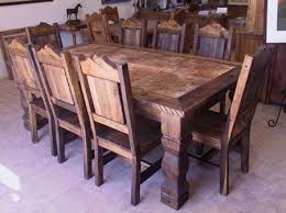 Arizonawesternstylerusticdiningset2 Moveis De Madeira Cobertura De Janela Mesa De Jantar