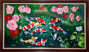 Nhá»¯ng Ä'iá»ƒm Ä'á»™c Ä'ao Cá»§a Tranh SÆ¡n Dáº§u Ca Chep Hoa Sen