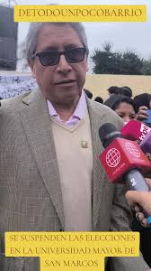 Suspensión de elecciones en la Universidad San Marcos