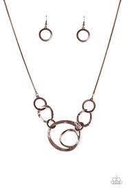 Paparazzi Progressively Vogue Copper Abstract Wire Necklace Copper Necklace Necklace Wire Necklace