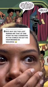 Peter Gets Braid in Wakanda