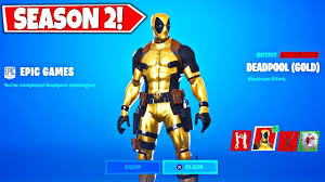 The fortnite v12.30 update is live and guess what? Streamers Unlock Gold Deadpool Skin Style In Season 2 Fortnite Youtube