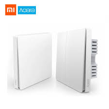 Xiaomi Aqara Wall Switch Smart Zigbee Zero Line Fire Wire Light Remote Control Wireless Key Wall Switch Without Neutral Mi Ho Zigbee Remote Control Wire Lights