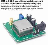 Amazon.com: VISLONE High Precise OCXO Board 10MHz Sinewave Output  Thermostat Crystal Oscillator High Stability Thermostat Control Crystal  Oscillator : ...