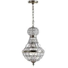 Ships free orders over $39. 12 Led Crystal Metal Regina Empire Chandelier Antique Brass Jonathan Y Target