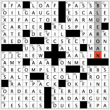 It's a 10 letters crossword puzzle definition.see the possibilities below. Rex Parker Does The Nyt Crossword Puzzle September 2018