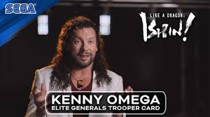 Like a Dragon: Ishin! | Kenny Omega Special Guest Trooper Card - YouTube