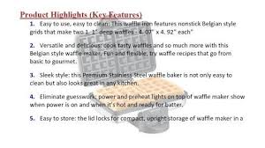 Hamilton Beach Belgian Waffle Maker Reviews Problems Guides