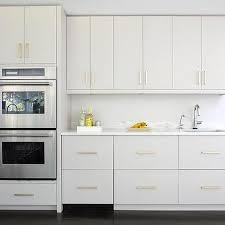 Light Gray Flat Front Kitchen Cabinets Design Ideas In 2020 Modern Kitchen Cabinet Design Kitchen Decor Inspiration Kitchen