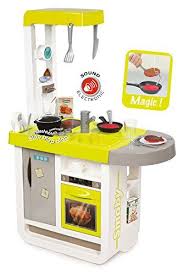 Smoby 310908 Cherry Kuche Mit Backofen Kuhlschrank Herd Spule Und Espressomaschine Fleisch Und Fisch Mit Verschiedenen S Kuche Espresso Maschine Spielkuche