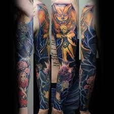 Top 57 Anime Tattoo Ideas 2021 Inspiration Guide Anime Tattoos Tattoos For Guys Sleeve Tattoos