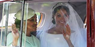 Meghan is not the first to wear it. Meghan Markle Is Wearing Queen Mary S Diamond Bandeau Tiara For The Royal Wedding