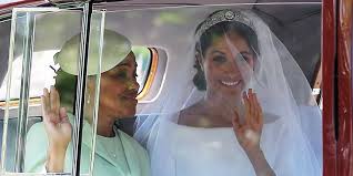 The diamond bandeau markle wore was made for queen mary, who was crowned with husband king george v in 1911. Meghan Markle Is Wearing Queen Mary S Diamond Bandeau Tiara For The Royal Wedding