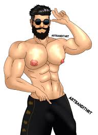 Rule 34 - Bandithrt Beard Big Bulge Big Nipples Bulge Bundle (free Fire)  Character (free Fire) Free Fire Gay Gay Male Glasses Muscle Muscles  Muscular Muscular Male Pants Solo Male | 9288384