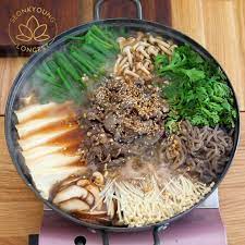 Korean Beef Hot Pot Bulgogi Jeongol Recipe Video Seonkyoung Longest Video Recipe Video Asian Recipes Korean Food Asian Cooking
