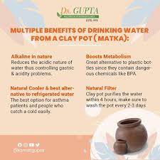 Multiple Benefits Of Drinking Water From A Clay Pot Matka Benefits Of Drinking Water Ayurvedic Clinic Water Fasting