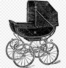 This Is A Very Charming Baby Carriage Digital Stamp Vintage Baby Carriage Png Image With Transparent Background Toppng