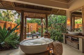 Outdoor bathrooms are both tranquil and functional. 5 Fresh Design Ideas For An Outdoor Shower Maison Valentina Blog